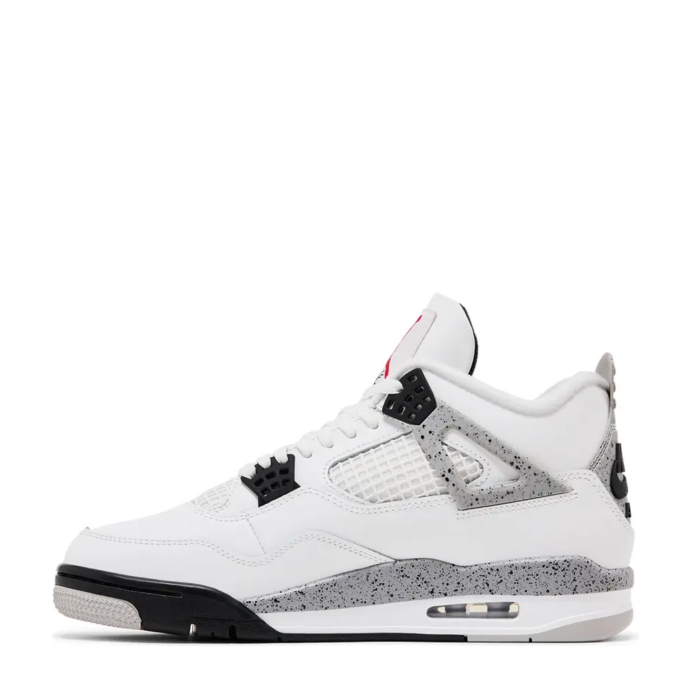 Air Jordan 4 Retro OG 'White Cement' sneaker, alternate view 6
