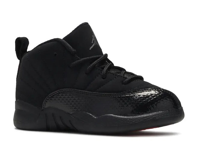 Air Jordan 12 GT 'Black and Rush' Pink Infants Unisex Sneaker