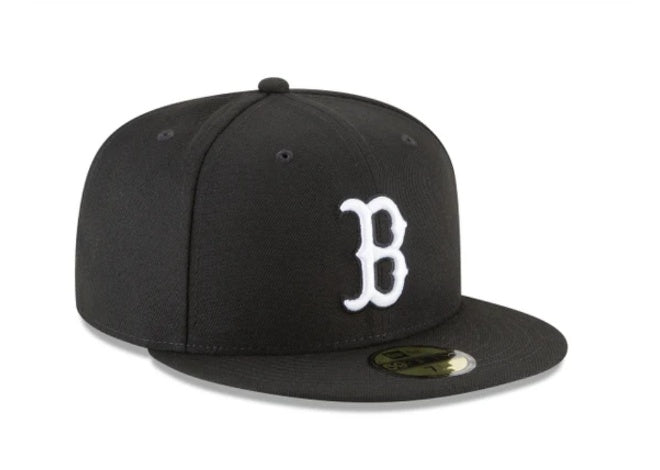 Boston Fitted Cap 59FIFTY Fitted 'Black And White'