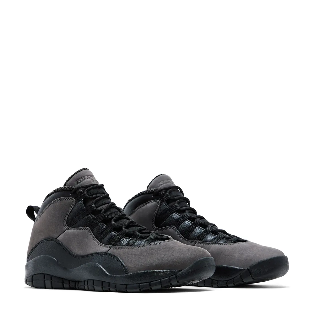 Air Jordan 10 Retro 'Shadow Gray' sneaker, alternate view 8
