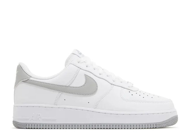 Nike Air Force 1 07 White Light Smoke Grey Mens Sneaker by Nike