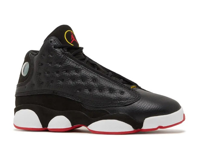 DJ3003-062 Air Jordan 13 GS BLACK TRUE RED WHITE Grade School Sneaker