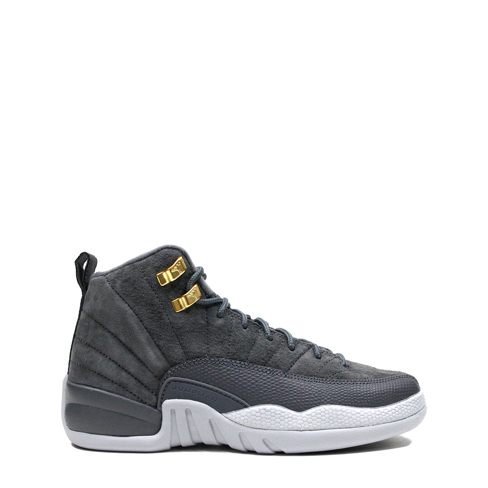 Air Jordan 12 Retro GS 'Dark Grey/White' - Angle 1