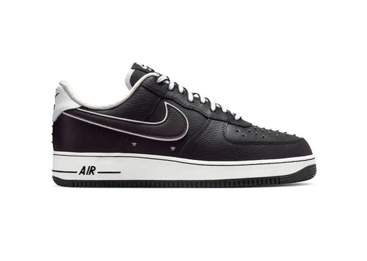 Nike Air Force 1 '07 Premium 'Black White Metallic Dark Grey'