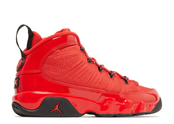 Air Jordan 9 Boys Chili Red Black Sneaker