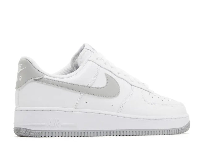 Nike Air Force 1 07 White Light Smoke Grey Mens Sneaker by Nike