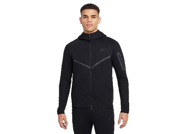 [HV0949-010] NIKE NIKE TECH HOODIE MENS CLOTHING ATHLETICBLACK