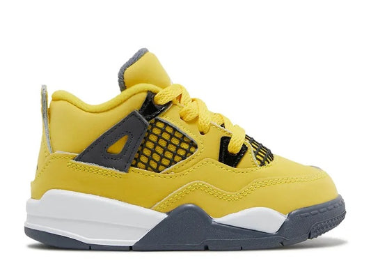 Nike Air Jordan 4 TD 'Tour Yellow - Dark Blue Grey' Toddler Sneaker
