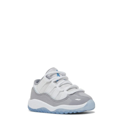 Air Jordan 11 Low Infant White University Blue Sneaker - 55% Scale - Angle 3