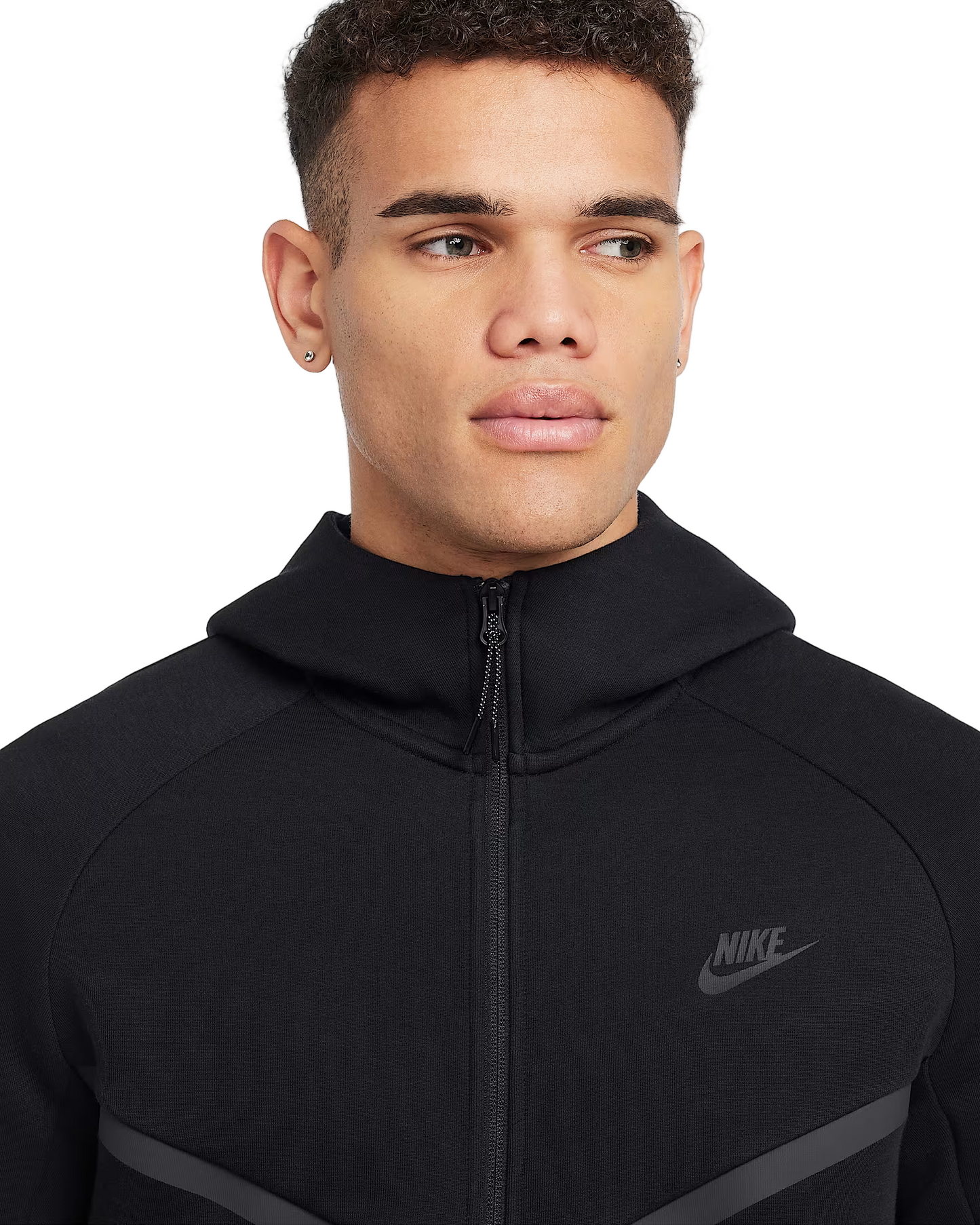 [HV0949-010] NIKE NIKE TECH HOODIE MENS CLOTHING ATHLETICBLACK