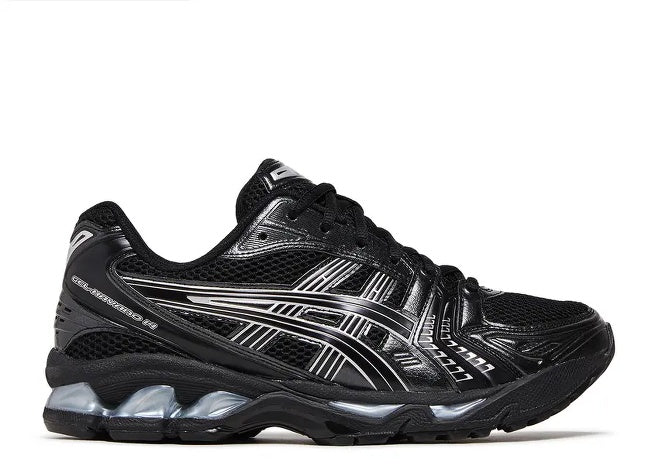 Asics Gel Kayano 14 Black Pure Silver Mens Sneaker by Asics