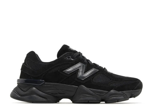 New Balance 9060 Triple Black Suede Mens Sneakers Collection by New Balance