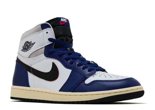 Nike Air Jordan 1 Retro High OG 'White Deep Royal Blue' Men’s Sneakers by Air Jordan