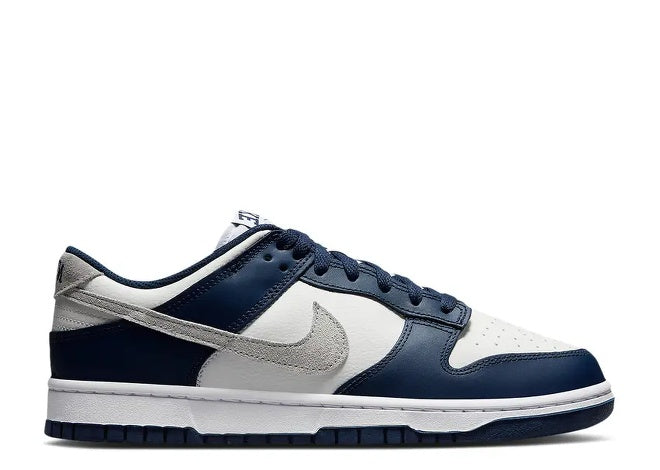 Nike Dunk Low Midnight Navy Smoke Grey White Mens Sneaker