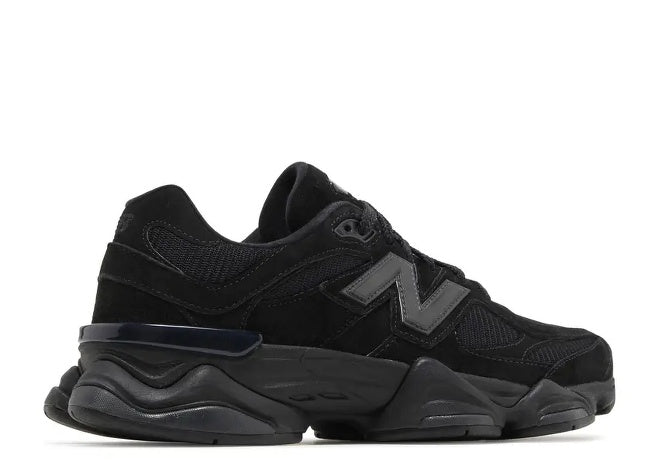 New Balance 9060 Triple Black Suede Mens Sneakers Collection by New Balance