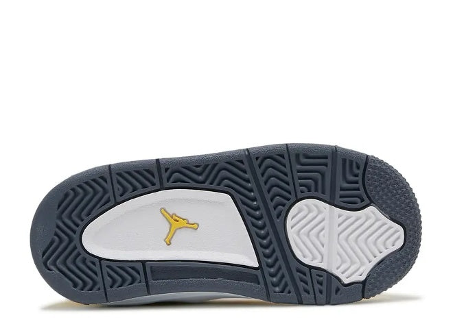 Nike Air Jordan 4 TD 'Tour Yellow - Dark Blue Grey' Toddler Sneaker