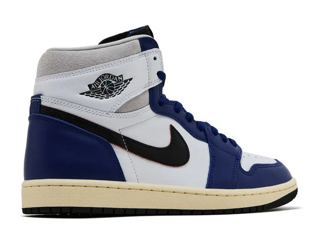 Nike Air Jordan 1 Retro High OG 'White Deep Royal Blue' Men’s Sneakers by Air Jordan