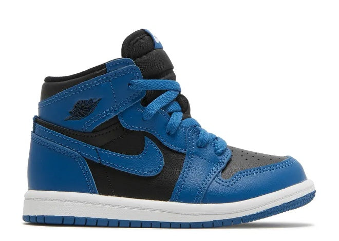 Air Jordan 1 High OG TD 'Marina Blue Black' Infant Toddler Sneaker