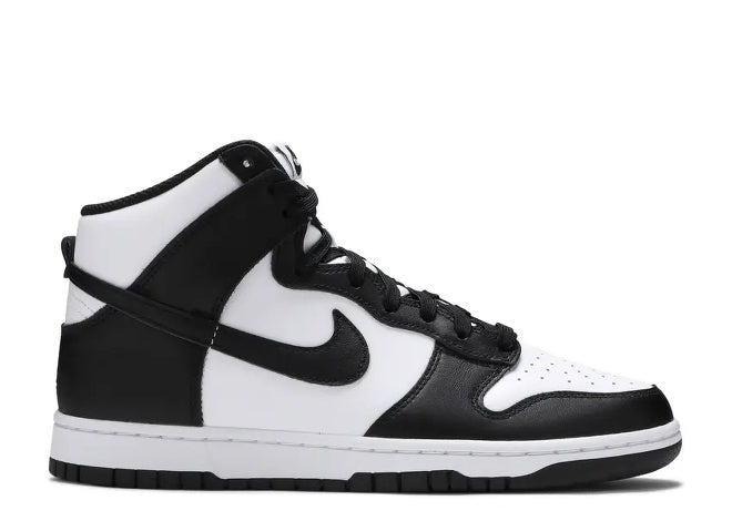 Nike Dunk High mens white black sneaker DD1399-105.