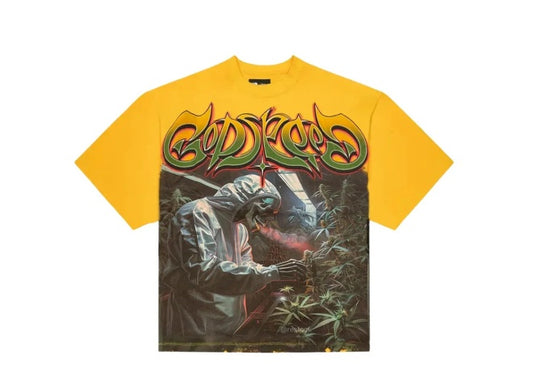 Godspeed Indoor Tee Yellow (Gelato) Men’s – Vibrant Streetwear T-Shirt with Gelato-Inspired Graphic