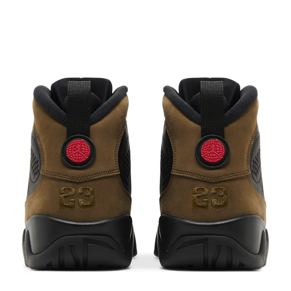 Air Jordan 9 Retro 'Olive' sneaker, alternate view 8