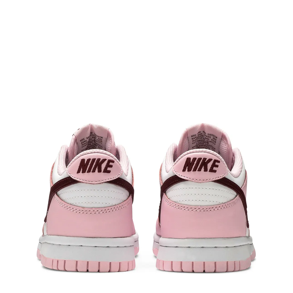 Nike Dunk Low (GS) 'Pink Foam/Dark Beetroot/White' sneaker, alternate view 6