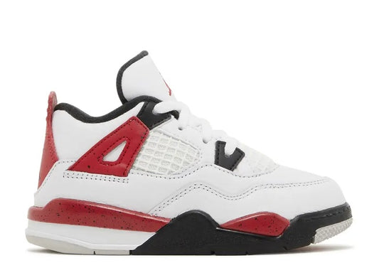 Nike Air Jordan 4 TD 'White - Fire Red Black' Men's Sneaker