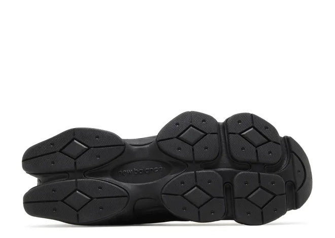 New Balance 9060 Triple Black Suede Mens Sneakers Collection by New Balance
