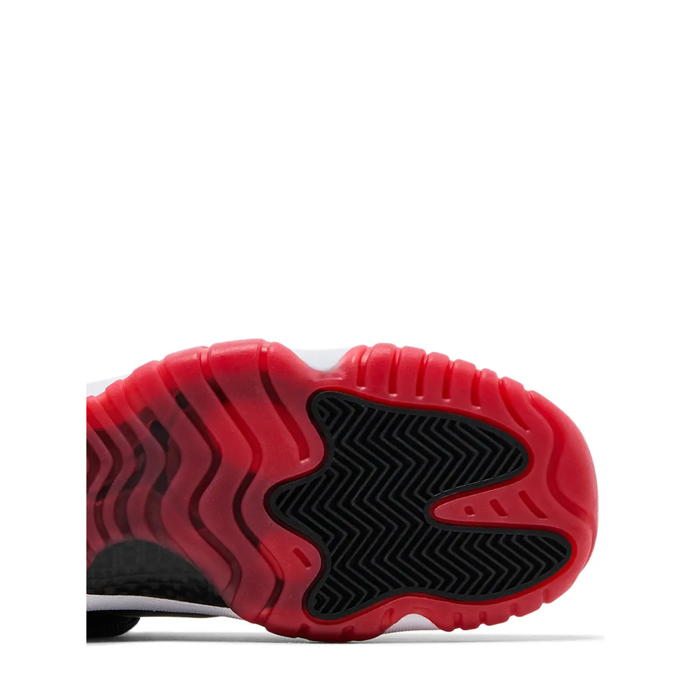 Air Jordan 11 Retro Low (GS) 'Bred' sneaker, alternate view 7