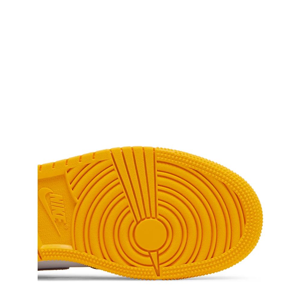 Air Jordan 1 Retro High OG (GS) 'University Gold/Light Bordeaux' sneaker, alternate view 7