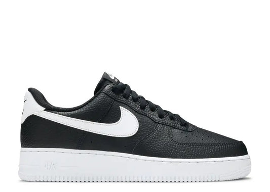 Nike Air Force 1 07 Black White Tumbled Mens Sneaker by Nike