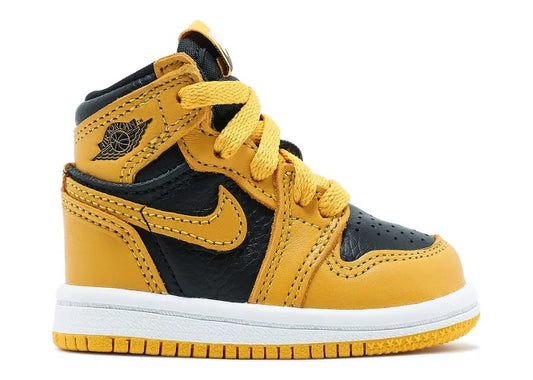 Air Jordan 1 High OG TD 'Pollen Yellow' Infant Kid's Sneaker