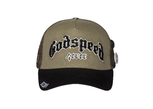 Godspeed Forever Trucker Hat Olive/Black
