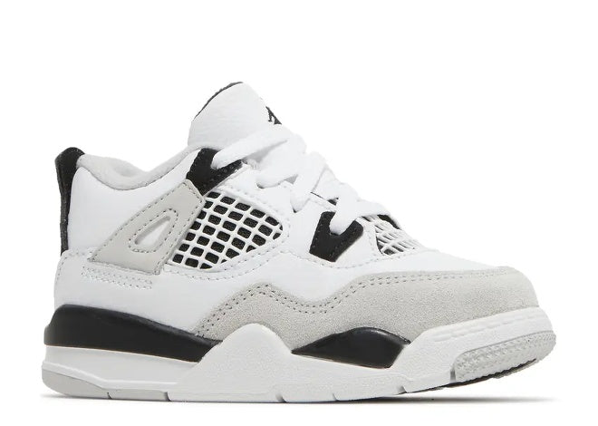 Nike Air Jordan 4 TD 'White Black Neutral Grey' Toddler Sneaker
