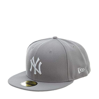New Era 59FIFTY New York Yankees 'Light Grey/White' cap, alternate view 2