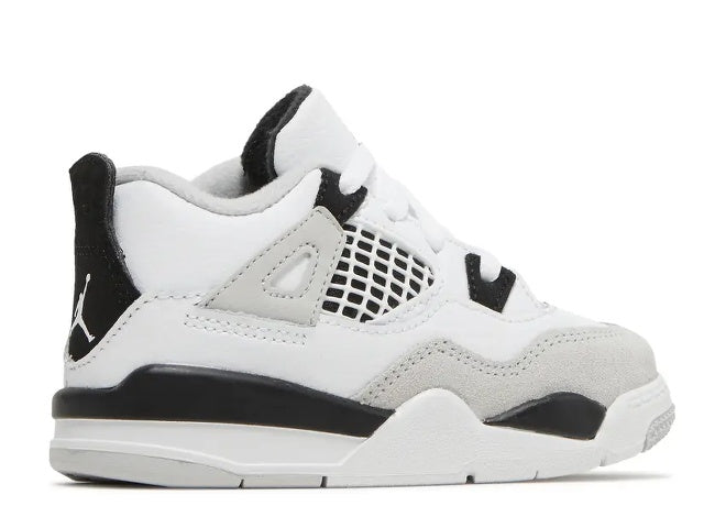 Nike Air Jordan 4 TD 'White Black Neutral Grey' Toddler Sneaker