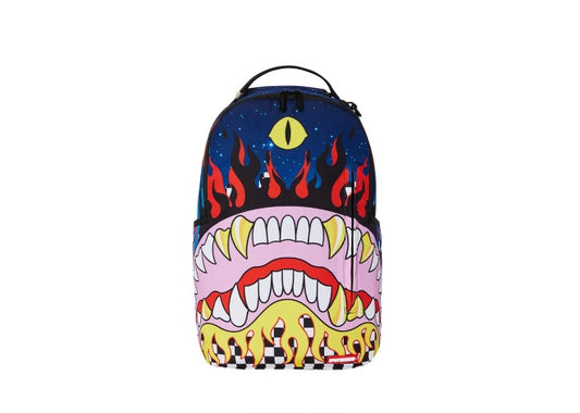 Sprayground Unisex Limited Edition Multi TURNIN AND BURNIN DLXSR BACKPACK 'Multicolor'