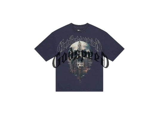 Godspeed Skyline Tee Men’s ‘Navy Wash’