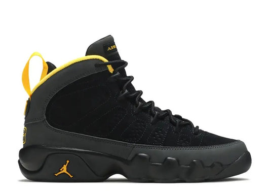 Nike Air Jordan 9 Retro 'Dark Charcoal University Gold' Grade School Sneaker by Air Jordan