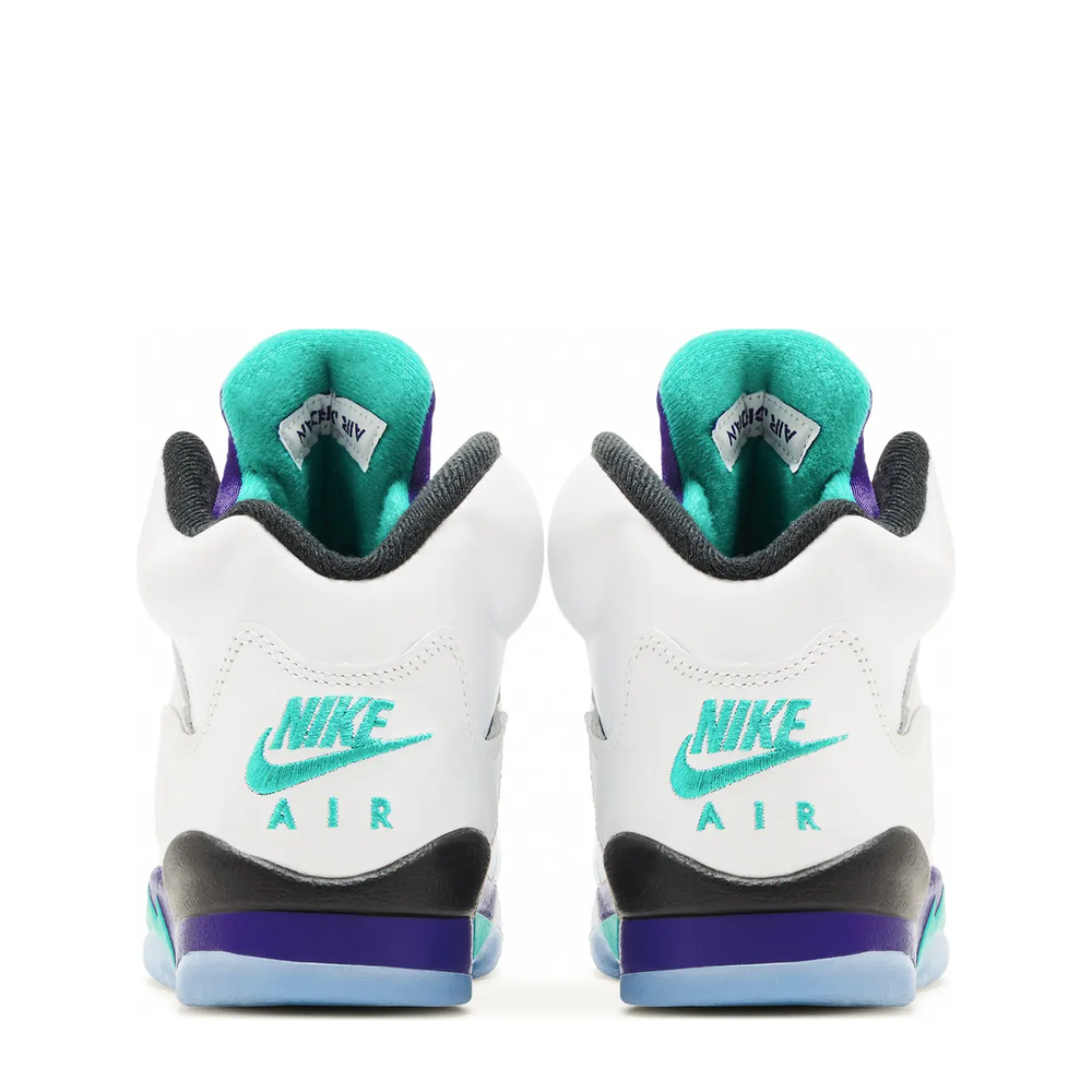 Air Jordan 5 Retro (GS) 'Grape' sneaker, alternate view 8