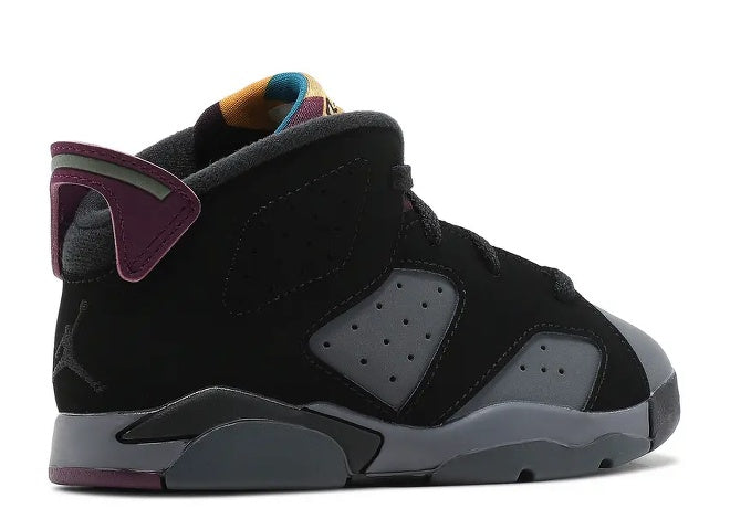 Air Jordan 6 Infants Black Bordeaux Grey sneaker