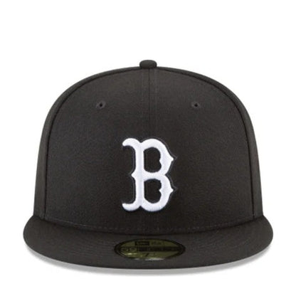 New Era 59FIFTY Boston Red Sox 'Black/White' - Angle 2