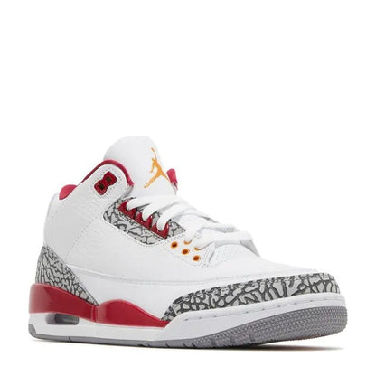 Air Jordan 3 Retro 'White Light Curry Cardinal Red' - Angle 2