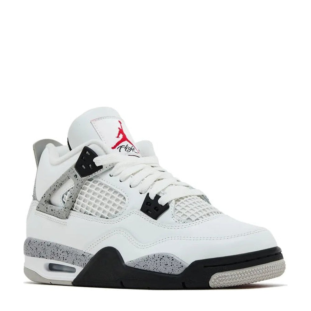 Air Jordan 4 Retro OG (GS) 'White Cement' - Angle 2