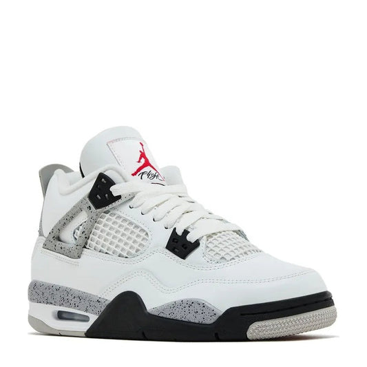 Air Jordan 4 Retro OG (GS) 'White Cement' - Angle 2