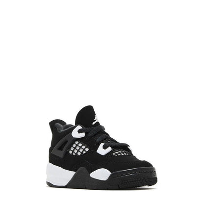 Air Jordan 4 Retro (TD) 'Black White' - 55% Scale - Angle 4