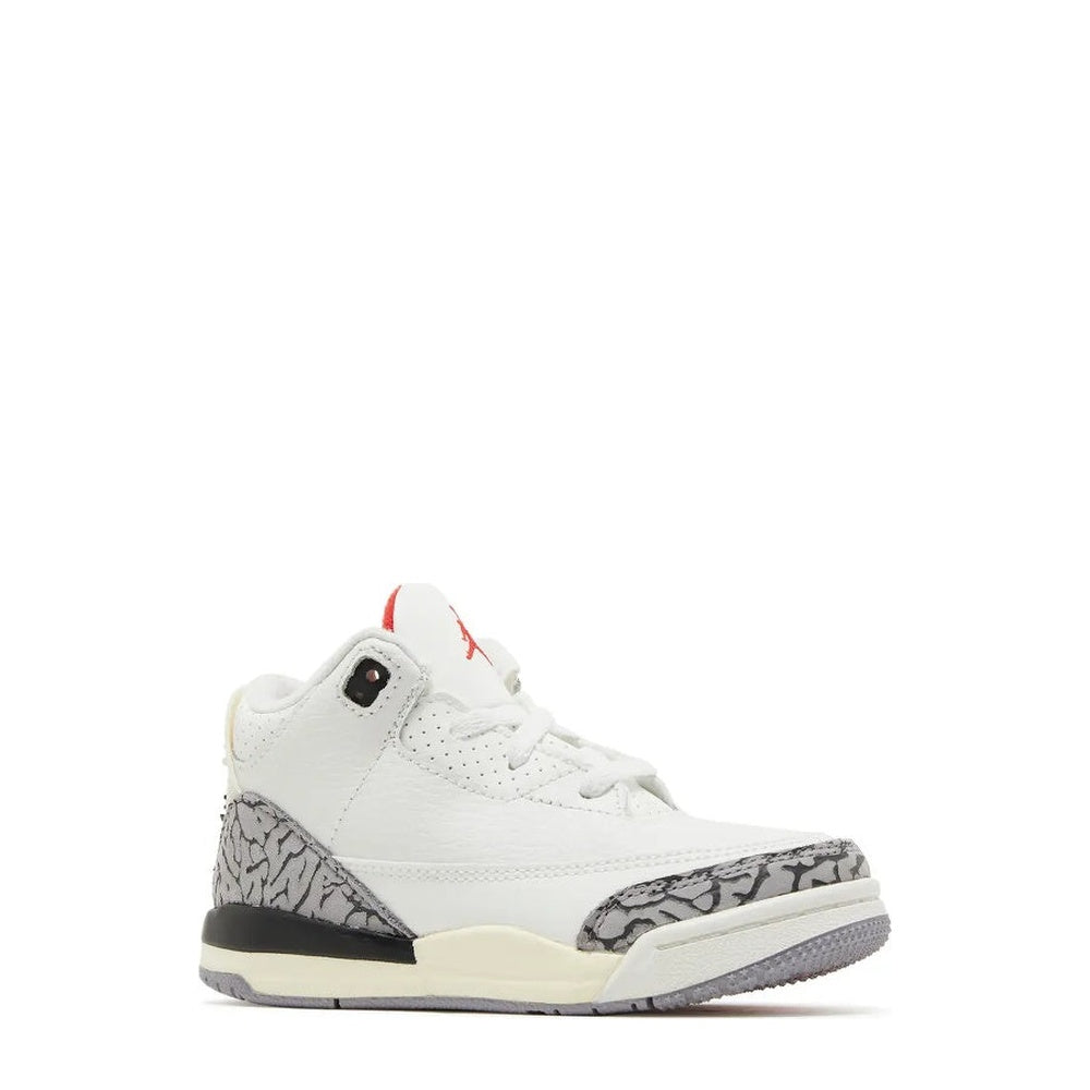 Air Jordan 3 (TD) "White Cement Reimagined" - Angle 2