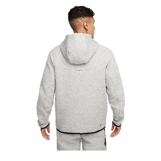 Nike Tech Fleece Full-Zip Hoodie 'Athletic Grey' - 85% Scale - Angle 2