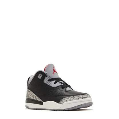Air Jordan 3 Retro (TD) 'Black Fire Red Cement Grey' - Angle 2