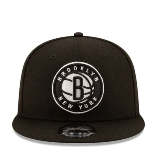 New Era 9FIFTY Brooklyn Nets 'Black/White' - 85% Scale - Angle 2